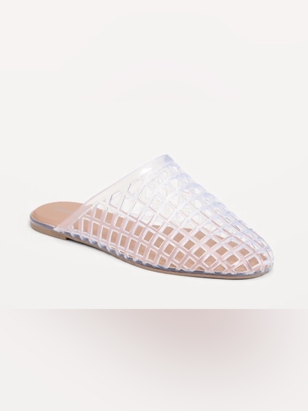 Clear jelly mules. Brand new with tags, size 7.
